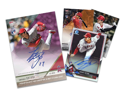 大谷翔平　トレーディングカード　サイン入り　コレクション