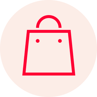 ショッピングバッグのアイコン