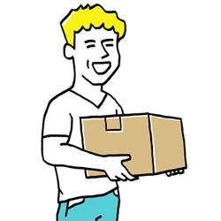 ④出品者からの商品発送